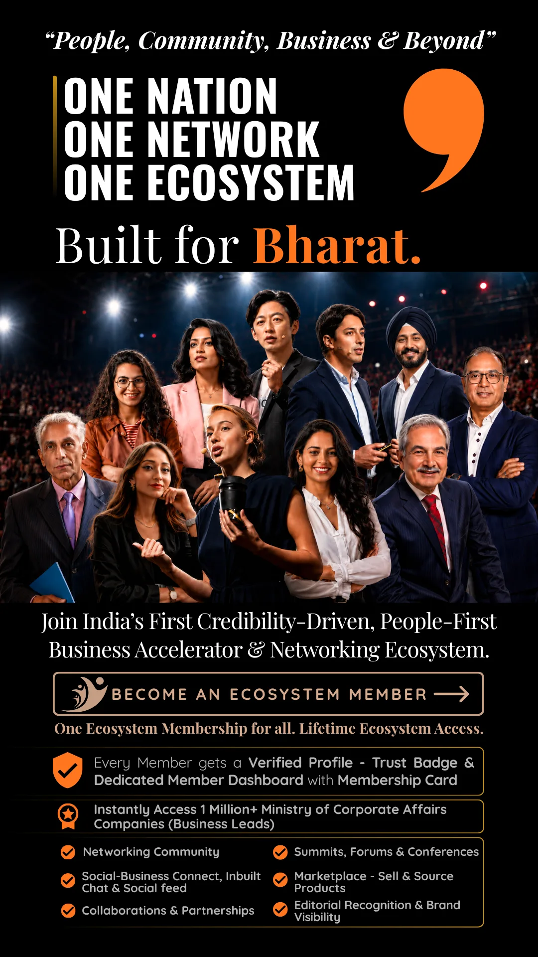 Bharat Business Networks - Access 10 Lakh+ Verified Companies Bharat Business Networks Ecosystem - India's Premium Business Accelerator & Network Ecosystem