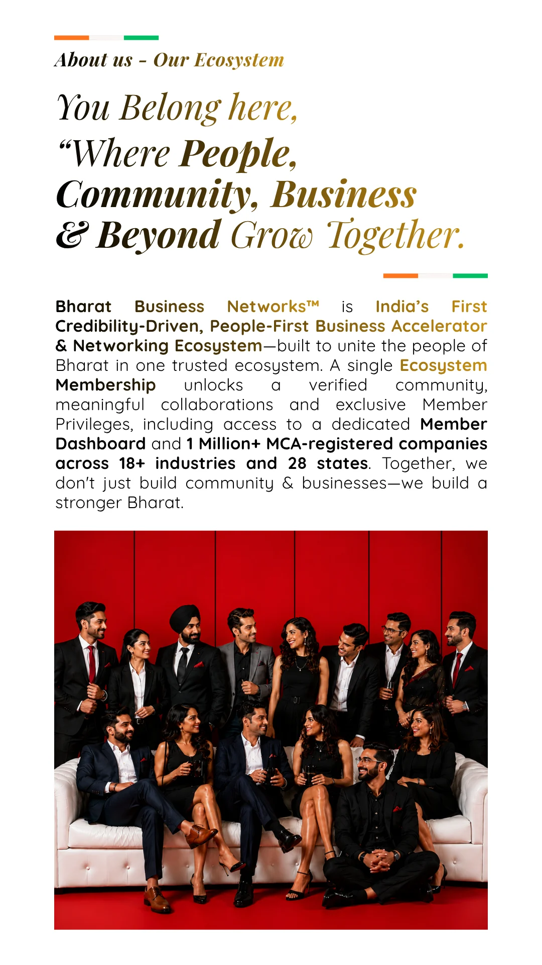 About Bharat Business Networks - Premium B2B Accelerator Ecosystem About Bharat Business Networks - Bridging emerging businesses and established corporations for hyper-growth