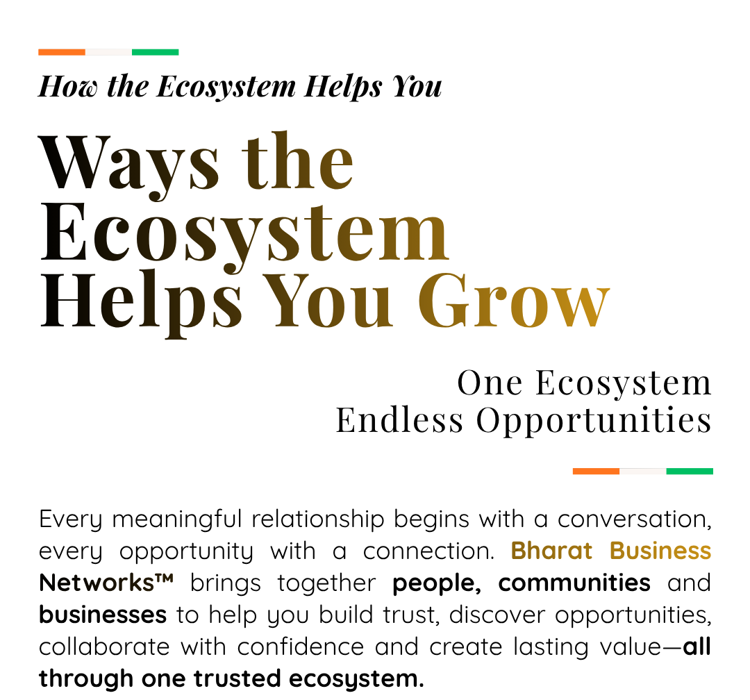 Ways the Ecosystem Helps You Grow